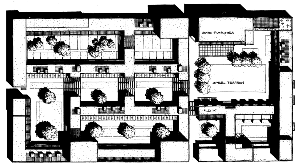 Plattegrond van Blok 29 op IJburg. Beeld: Tangram Architekten