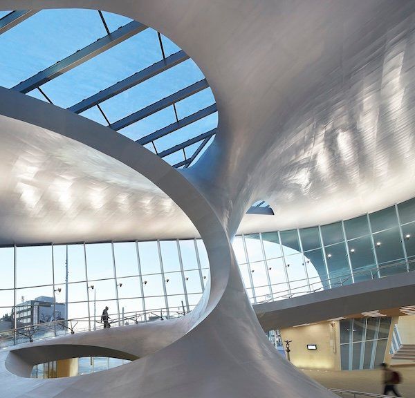 Structurele elementen van station Arnhem Centraal. Beeld: UNS